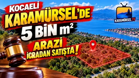 5 Bin küsür Metrekarelik Arazi İcradan Satışa Çıkarıldı!