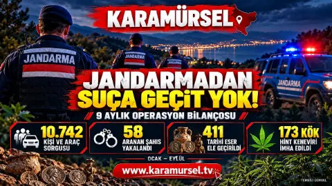 Karamürsel’de Jandarmadan Suç Geçit Vermedi!