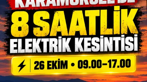 Karamürsel'de Planlı Elektrik Kesintisi: Tam 8 Saat Sürecek!