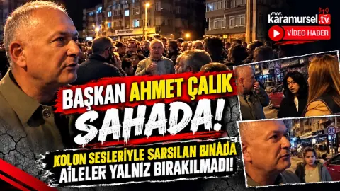 çalık Tüm Ekibi İle Mağdur Vatandaşları Yalnız Bırakılmadı!