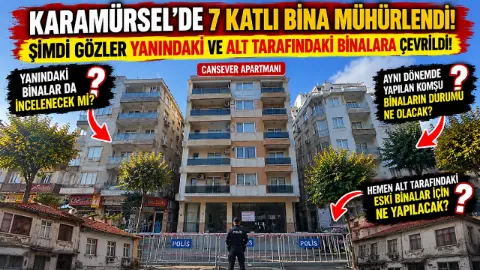 Karamürsel'de 7 Katlı Bina Mühürlendi!