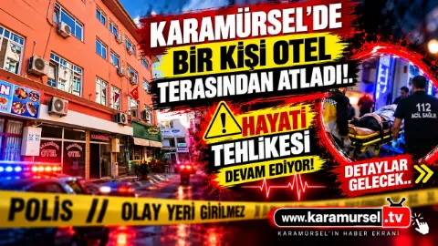 Otelden Atlayan Kişi Yaşam Savaşı Veriyor!