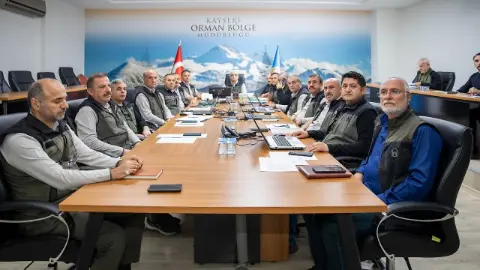 Ormancılıkta yıl sonu hedefleri ve çalışma takvimi masaya yatırıldı!