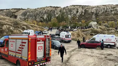 Kayseri'nin yanı başında peri bacası çöktü! Ölü ve yaralılar var!