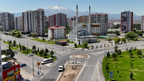 Kayseri'de ağaçlar yenileniyor