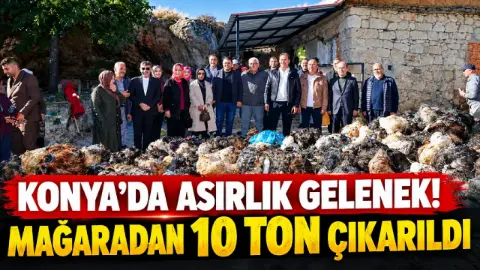 Konya'nın kadim ve bereketli geleneği! Peynirler mağaradan çıktı