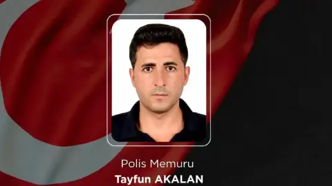 Polis memuru Tayfun Akalan trafik kazasında şehit oldu