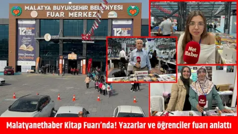 Malatyanethaber Kitap Fuarı’nda! Yazarlar ve öğrenciler fuarı anlattı