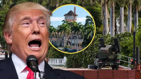 4 Kasım yaklaşırken Trump'ın malikanesinde alarm! Görüntüler ortaya çıktı