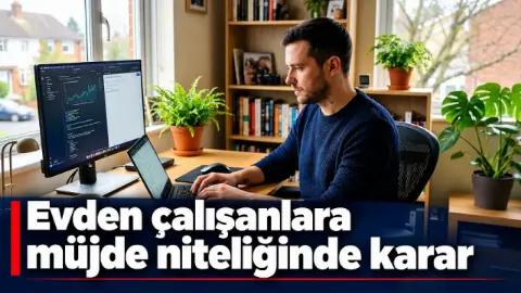 Evden çalışanlara müjde niteliğinde karar