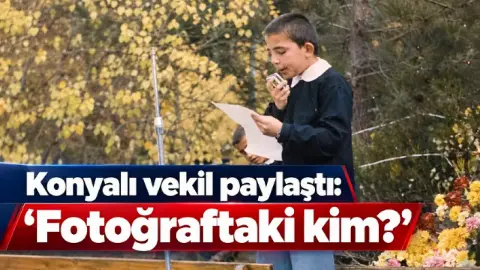 Konyalı vekil paylaştı:'Fotoğraftaki kim?