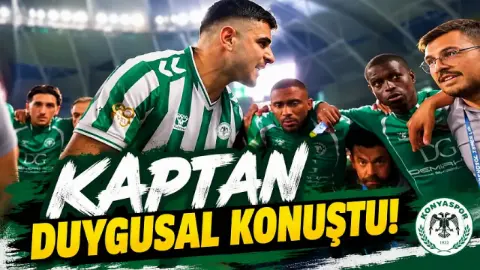 Konyaspor'da Adil'den duygusal video