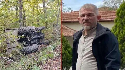 Ormanda Odun Çeken Sürücü Canından Oldu!