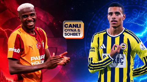 Galatasaray dev derbide Fenerbahçe'yi ağırlıyor! Maçın heyecanı canlı sohbet ile Misli'de