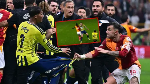 Galatasaray-Fenerbahçe derbisindeki pozisyon penaltı mı? Hakemler konuştu!