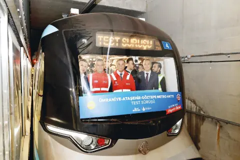 Test sürüşü Özel’den İstanbul’a yeni metro hattı