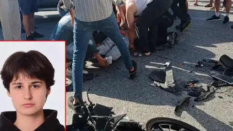 Minibüsle motosikletin çarpıştığı kazada üniversiteli Yağnur hayatını kaybetti