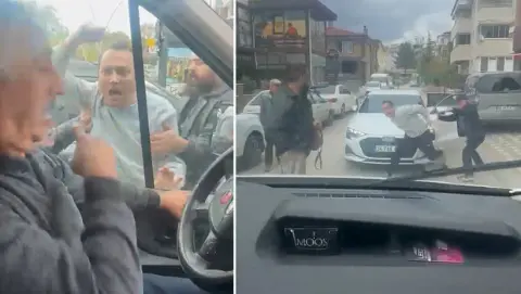 Öğrencileri Taşıyan Servise Saldırı!