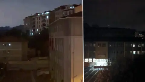 Arnavutköy’de gece yarısı 3 okuldan birden müzik ve marş sesleri yükseldi: Mahalleli şaşkına döndü