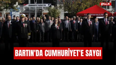 Bartın'da Cumhuriyet'e Saygı