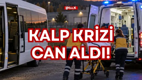 Merzifon'da Görev Başındaki Servis Şoförü Kalp Krizine Yenik Düştü