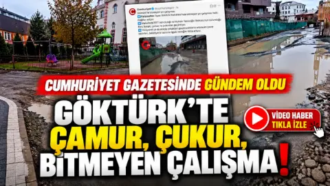 Eyüpsultan’ın Bozuk Yolları Kendi Gazetelerinde Gündem Oldu!