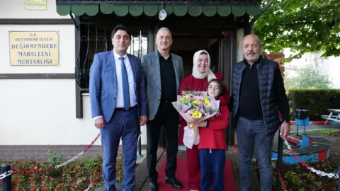 Ortahisar'da Kadın Muhtarlara Anlamlı Ziyaret