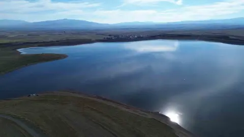 Kars’ın içme suyu kaynağı Bayburt Barajı sonbahar yağışlarıyla yükseldi