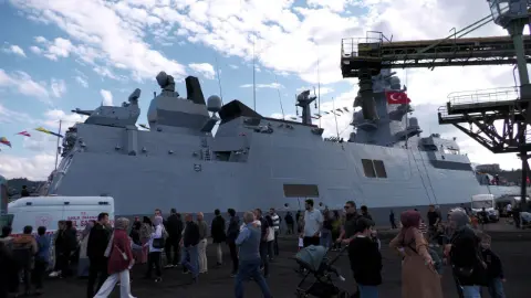 Rize'de Cumhuriyet Bayramı dolayısıyla TCG İstanbul ziyaret edildi