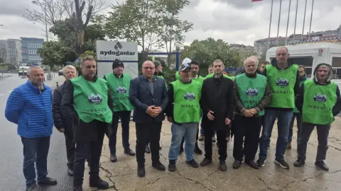 Taşeron kaçtı işçiler ortada kaldı