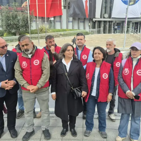 Vatan Partisi’nden Şişli işçilerine ziyaret: ‘Tehdit, baskı, tacizle çalıştırıldık’