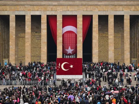Ankara'da 29 Ekim kutlamaları: Anıtkabir'de Cumhuriyet Bayramı coşkusu