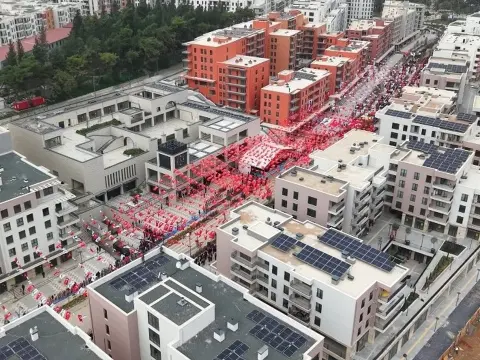 Atatürk Caddesi, üç yıl sonra Cumhuriyet Bayramı kutlamalarına ev sahipliği yaptı