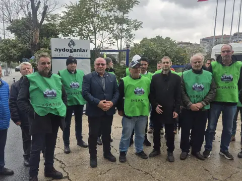 Taşeron kaçtı işçiler ortada kaldı