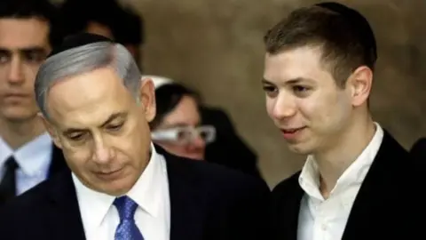 Netanyahu'nun oğlu Filistinli partileri İsrail için tehdit ilan etti