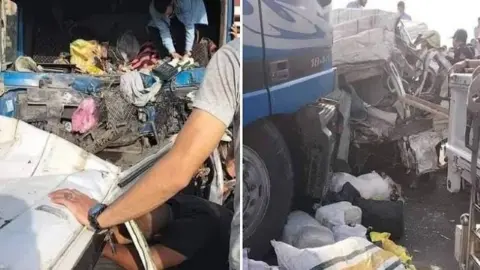 Minibüs ile tır çarpıştı: Çok sayıda ölü ve yaralı var