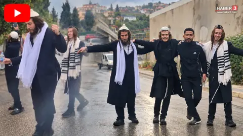 İzmir'de Hasidik Yahudilerden Netanyahu'nun Yenilgisine Danslı Kutlama