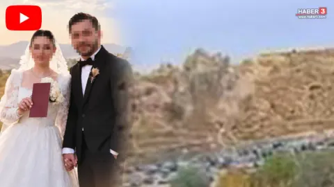 Kapadokya'da dehşet anları kamerada: Peribacası böyle yıkıldı!