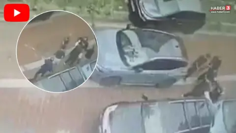 Bir park yeri uğruna dehşete düşüren kavga: Ciple 3 kişiye çarptılar!
