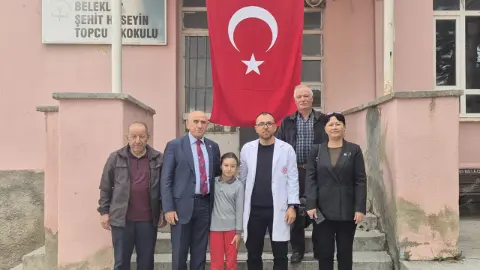 CHP'li Kaya, tek öğretmenli ve tek öğrencili okulu ziyaret etti