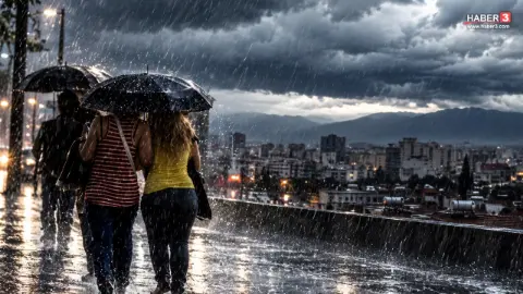 Meteoroloji ve İçişleri Bakanlığı peş peşe uyardı: Şiddetli yağış ve fırtına geliyor!