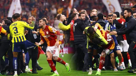 Derbi sonrası saha karıştı