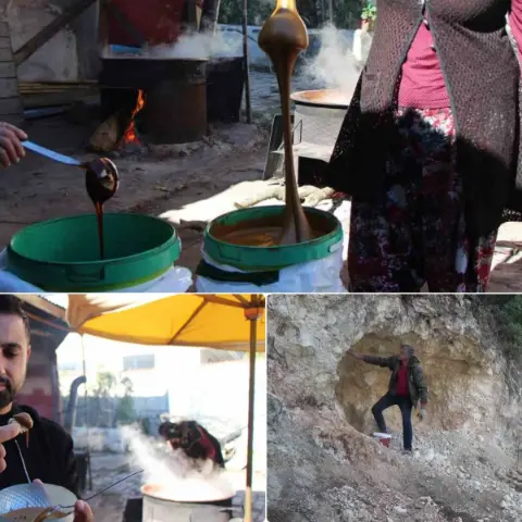 Ferhat'ın memleketinde bu kez'pekmez' aşkına dağları deldiler! Amasya'da asırlık lezzet mesaisi