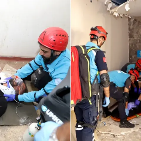 UMKE’den Deprem ve Afetlere yönelik kurtarma tatbikatı