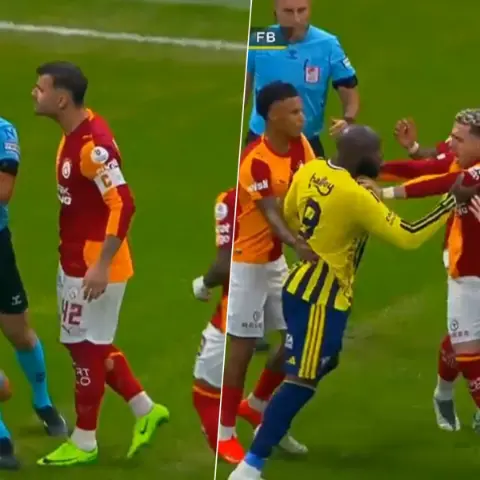 Derbide ilk saniyelerde ortalık karıştı: Lukaku ve Abdülkerim birbirine girdi