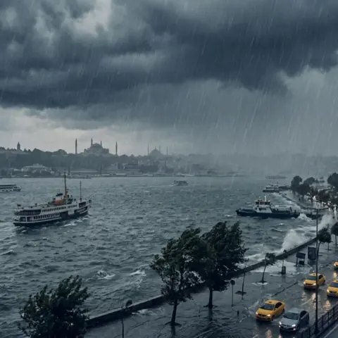 Meteoroloji ve İstanbul Valiliği'nden kritik uyarı: Yağış ve fırtına yarın etkisini artıracak! İşte kuvvetli yağışın etkili olacağı bölgeler
