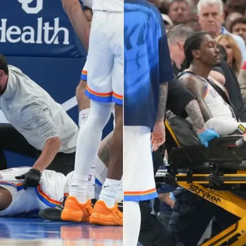 Parkede eşine zor rastlanır felaket: Kris Dunn'ın müdahalesiyle düşen Jalen Williams'ın bacağı kırıldı