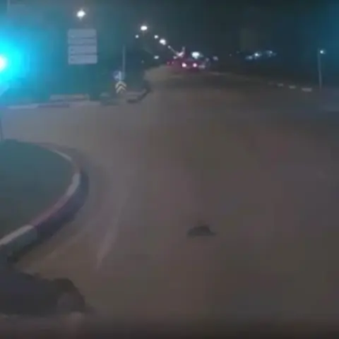 Elazığ'da karşıya geçmek isteyen yayaya kamyon çarptı: O anlar araç içi kamerasına yansıdı