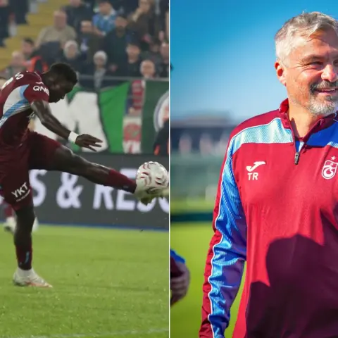 Franculino Dju Trabzonspor formasıyla şov yapıyor: Bu sezon 7.golünü attı