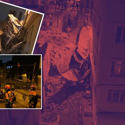 İstanbul’da 5 katlı bina çöktü! Ekiplerin üç saatlik araması sona erdi